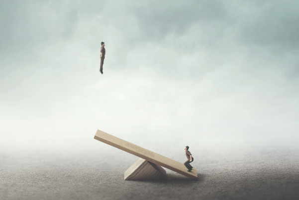 Learning Management Systems people on balance tilts