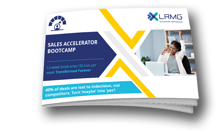 Sales Excellence sales accelerator bootcamp - brochure cover 2026