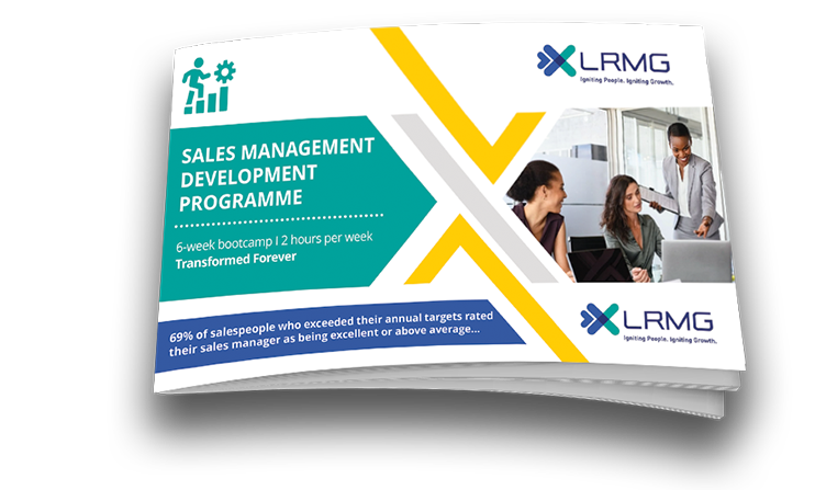Sales Excellence - Sales management Development Programme brochure Cover