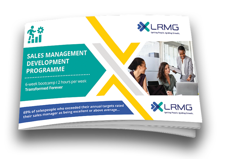 Sales Excellence - Sales management Development Programme - Cover